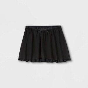 NWT Girls' Black Dance Activewear Skirt - Cat & Jack™ Medium (8)